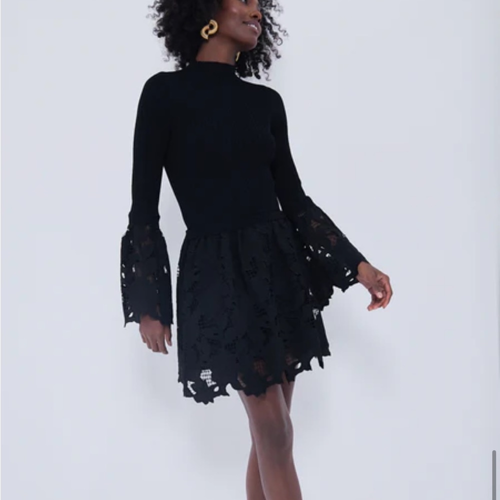 Saylor Black Matilde Mini Dress